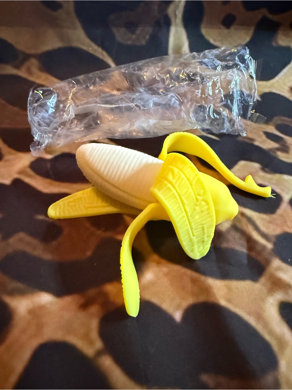 Yellow Banana Squish Toy - New in package